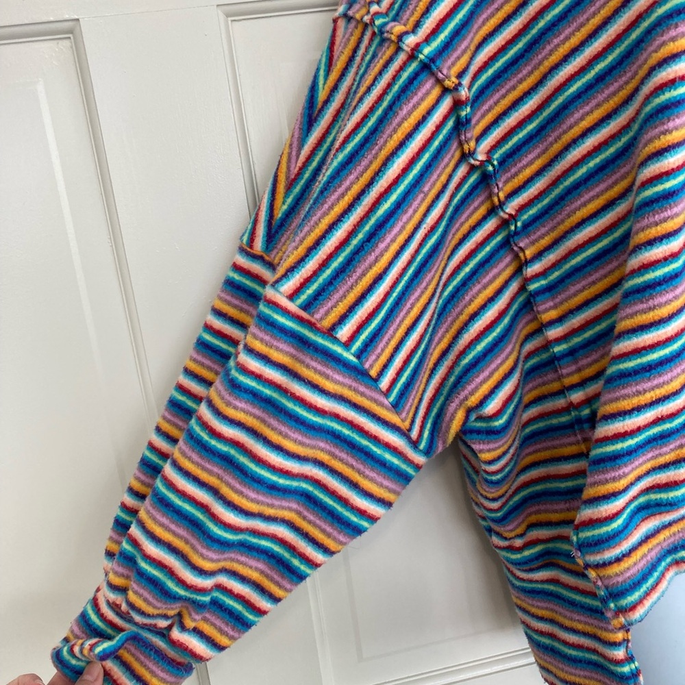 Fantastic Fawn Multicolor Striped Crew Neck Sweater - Picture 2 of 5